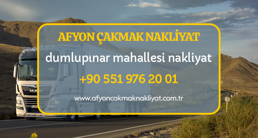 Afyon dumlupınar evden eve nakliyat